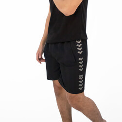 Arena Men Beach Shorts (18")-ABS23507-BKGY